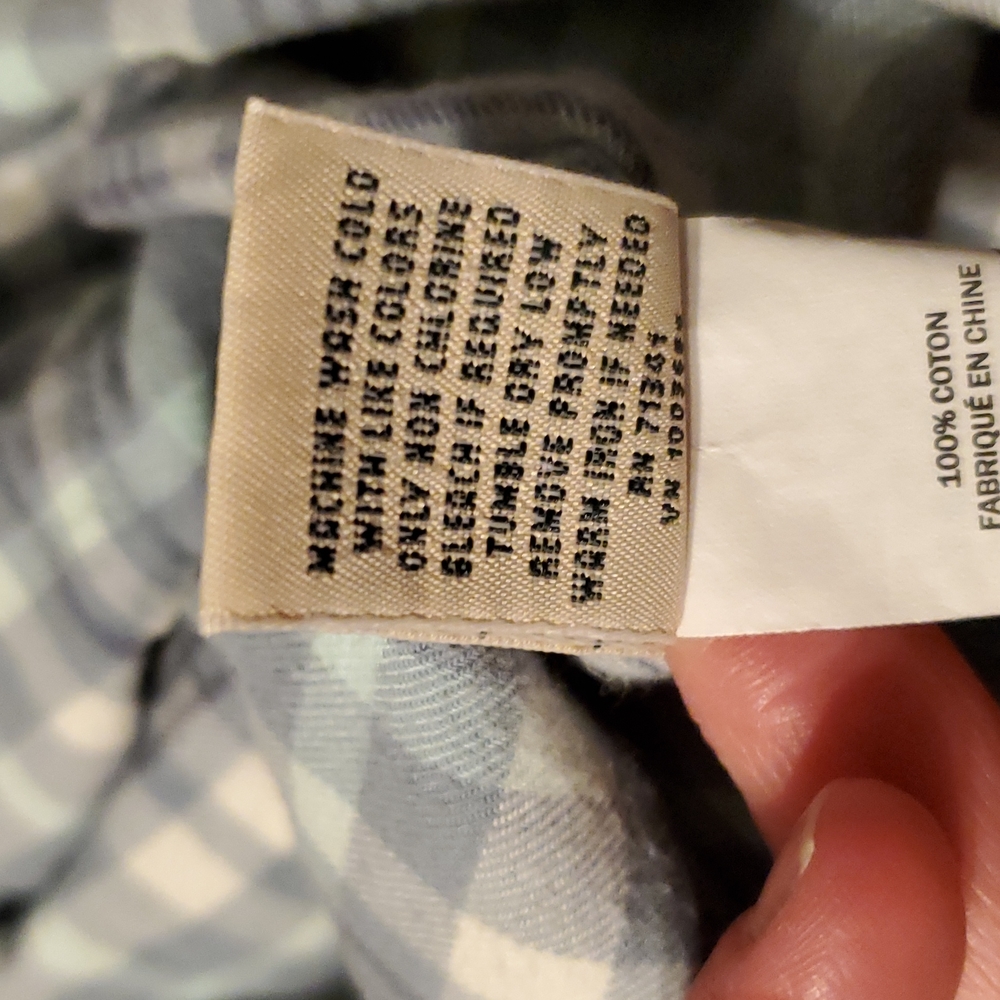 LL Bean flannel button up - Picture 5 of 6